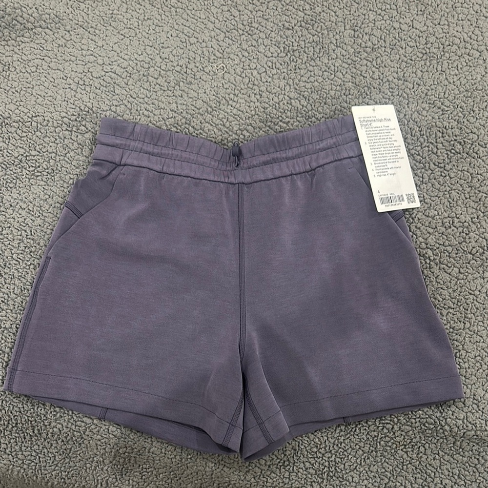 NWT Lululemon Softstream short